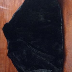 Fur and leather jacket